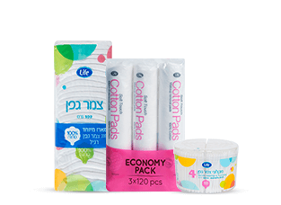 צמר גפן ומקלות אוזניים