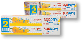 SUNDAY ניילון נצמד/רדידי אלומיניום