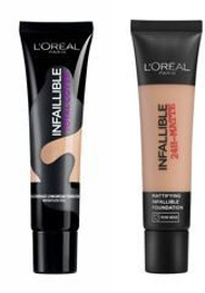 L'OREAL PARIS INFALLIBLE MATTE/TOTAL COVER מייק אפ עמיד