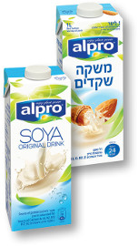 אלפרו חלב סויה/שקדים