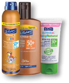 ד"ר פישר אולטרסול ספריי FREE/ספקטרום/+SPF50/תחליב 50+/250/בייבינטורל