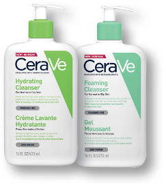 CERAVE ג'ל מקציף לניקוי העור/תחליב ג'ל לניקוי