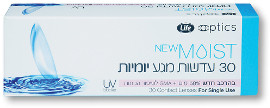 Life NEW MOIST עדשות מגע יומיות