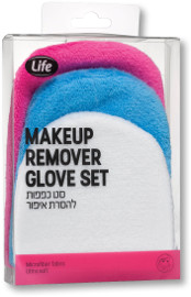Life סט כפפות להסרת איפור