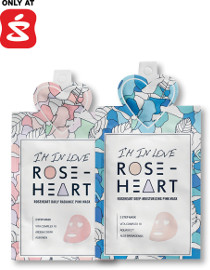 ROSEHEART KOREA KOREA I'M IN LOVE מסכת זוהר יומית וקרם פנים עשיר