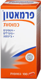 פרמאטון כמוסות ויטמינים, מינרלים, ג'ינסנג