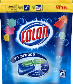 קולון 101 קפסולות ג'ל לכביסה
