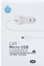 Life מטען לרכב מיקרו USB