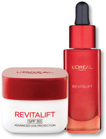 L'OREAL PARIS REVITALIFT קרם יום/לילה/סרום