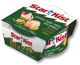 סטארקיסט נתחי טונה בהירה בשמן זית כתית מעולה
