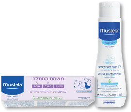 מוסטלה ג'ל רחצה לגוף ולשיער/משחת החתלה