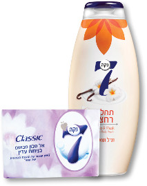 נקה 7 תחליבי רחצה 750 מ"ל/סבון מוצק מארז רביעיה