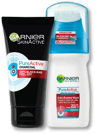 GARNIER PURE ACTIVE ניקויים