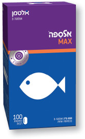 אלספה MAX מקסימום אומגה 3