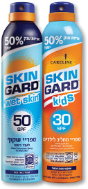 סקין גארד ספריי תחליב/שקוף הגנה מהשמש SPF50/SPF30