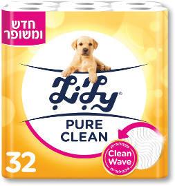לילי PURE נייר טואלט