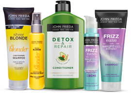 JOHN FRIEDA מגוון מוצרי טיפוח שיער