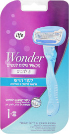 Life מכשיר גילוח 5 להבים לנשים