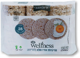 Life Wellness פריכיות אורז מלא למריחה