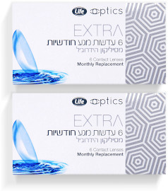Life EXTRA עדשות מגע חודשיות