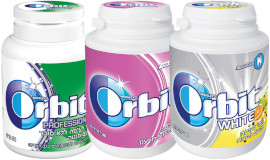 אורביט גומי לעיסה ללא סוכר בקבוקון