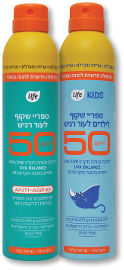 לייף ספריי להגנה מפני השמש