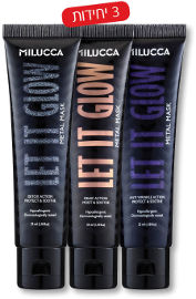 MILUCCA LET IT GLOW מסכה מטאלית