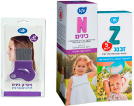 קונים לייף זבנג*/N כינים/N כינים פרבנט מוסיפים 10 ש"ח