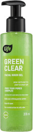 לייף GREEN CLEAR תרחיץ פנים לניקוי עמוק