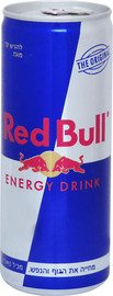 Red Bull משקה אנרגיה מוגז בתוספת קפאין וטאורין