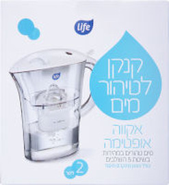 לייף קנקן לטיהור מים כולל מסנן