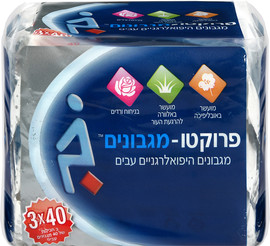 פרוקטו מגבונים היפואלרגניים עבים