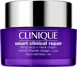 CLINIQUE SMART קרם לחות אנטי-אייגינג למיצוק והרמה של עור הפנים והצוואר