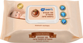 לייף מגבוני נטורל/חמאת שיאה לתינוק באריזת דיספנסר