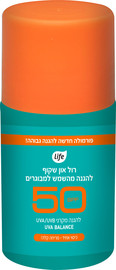 לייף רול און שקוף להגנה מהשמש SPF50