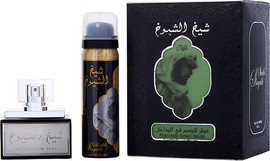 LATTAFA SHEIKH AL SHUYUKH BLACK סט א.ד.פ + דאודורנט ספריי יוניסקס