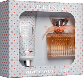 SPRING VELVET CRYSTAL סט א.ד.פ + קרם ידיים לאשה