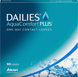 DAILIES AquaComfort plus מגוון עדשות מגע 90 יח