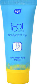 לייף מגוון מוצרים לטיפוח כף הרגל