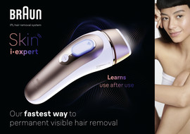 BRAUN IPL 7 מכשיר להפחתת שיער לצמיתות 7147