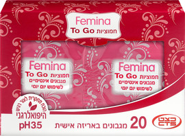פמינה חמוציות TO GO היפואלרגני PH3.5