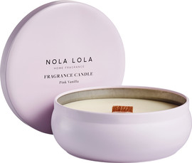 NOLA LOLA נר פחית בדיל עץ