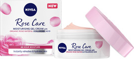 NIVEA ROSE CARE קרם לחות במרקם גל בתוספת מי ורדים וחומצה היאלורונית