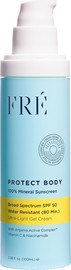 FRE PROTECT BODY קרם הגנה מינרלי במרקם גל קליל במיוחד SPF50