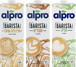 אלפרו משקה סויה/שיבולת שועל/שקדים