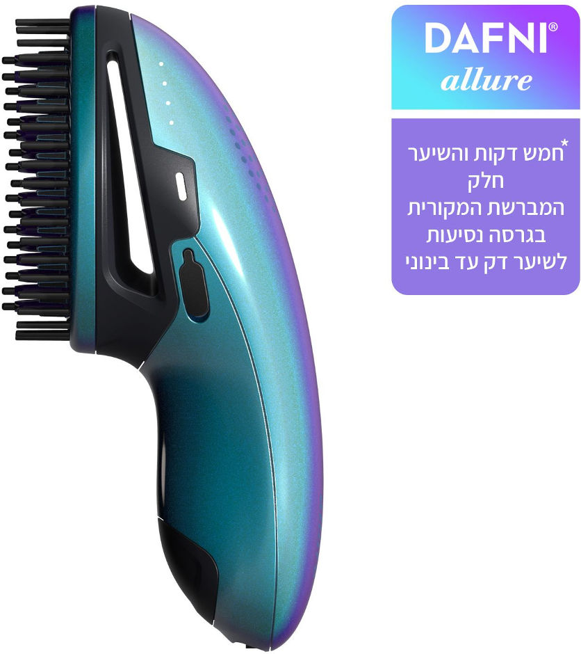 ALLURE מברשת אלחוטית נטענת להחלקת שיער