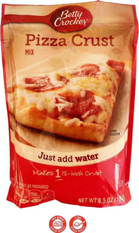 ‫Betty Crocker Betty Crocker Pizza Crust תערובת לבצק פיצה סופרפארם‬