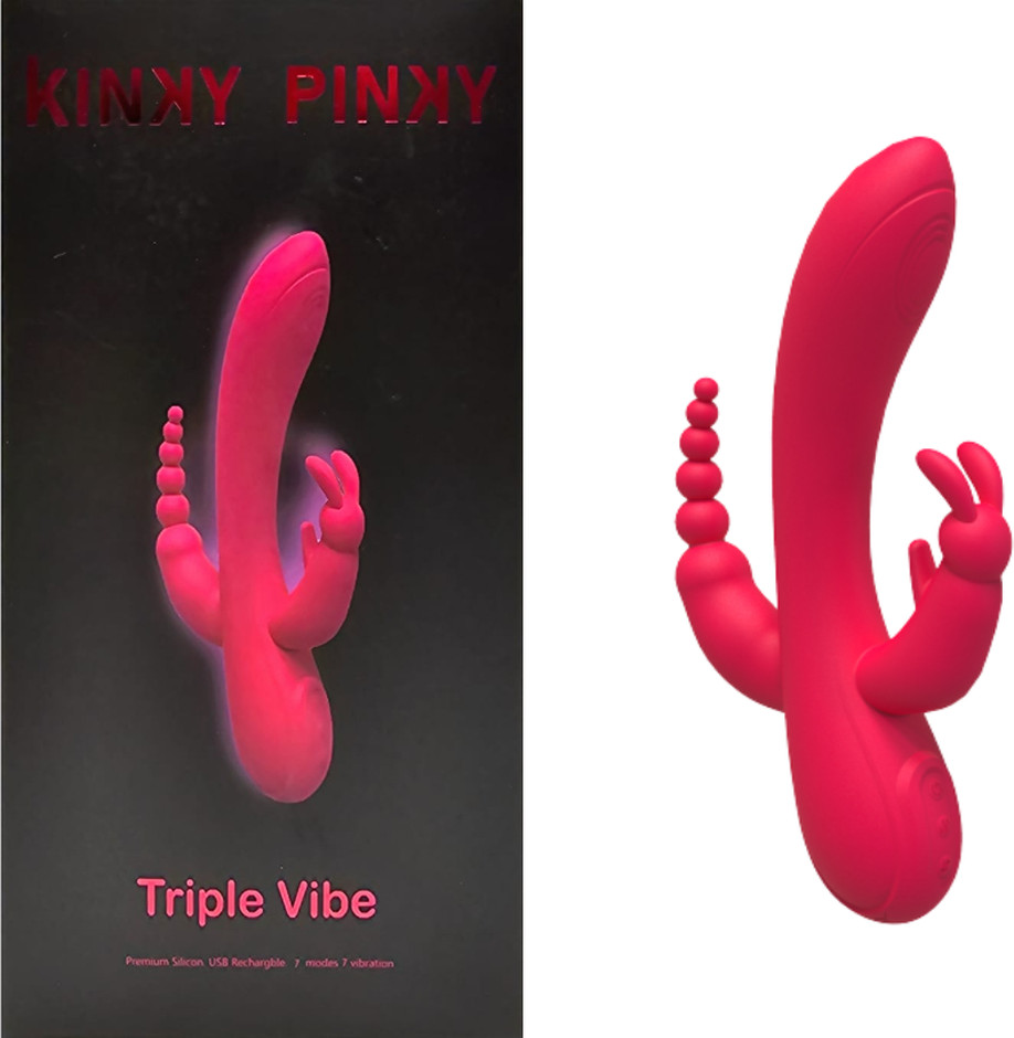 Triple vibe ויברטור ורוד