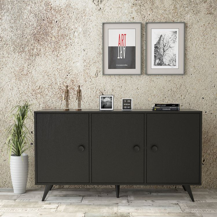 ארון שירות בצבע שחור דגם אימרי מבית Twins Design