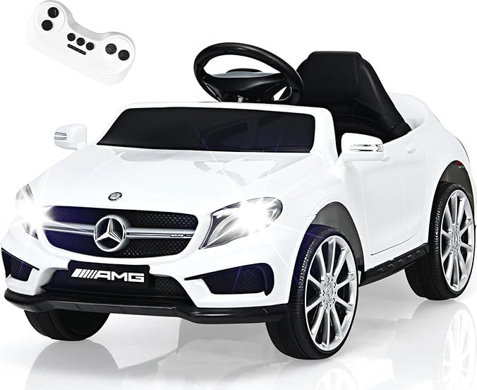 מרצדס ממונע 12V דגם AMG GLA 45 צבע לבן